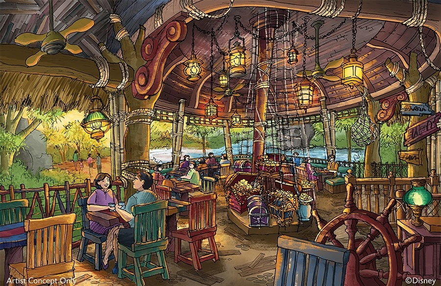 Rendering of Lookout Cookout coming to Fantasy Springs opening on June 6, 2024 at Tokyo DisneySea