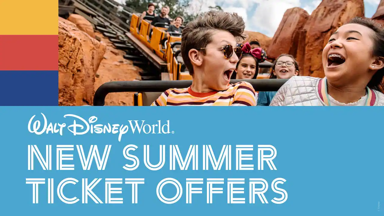 New Summer Ticket Offers Coming to Walt Disney World Resort (4-Park Magic Ticket and Florida Resident Disney Summer Magic Ticket)
