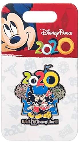 Disney Pin - 2020 Walt Disney World - Mickey and Minnie Mouse at Cinderella Castle