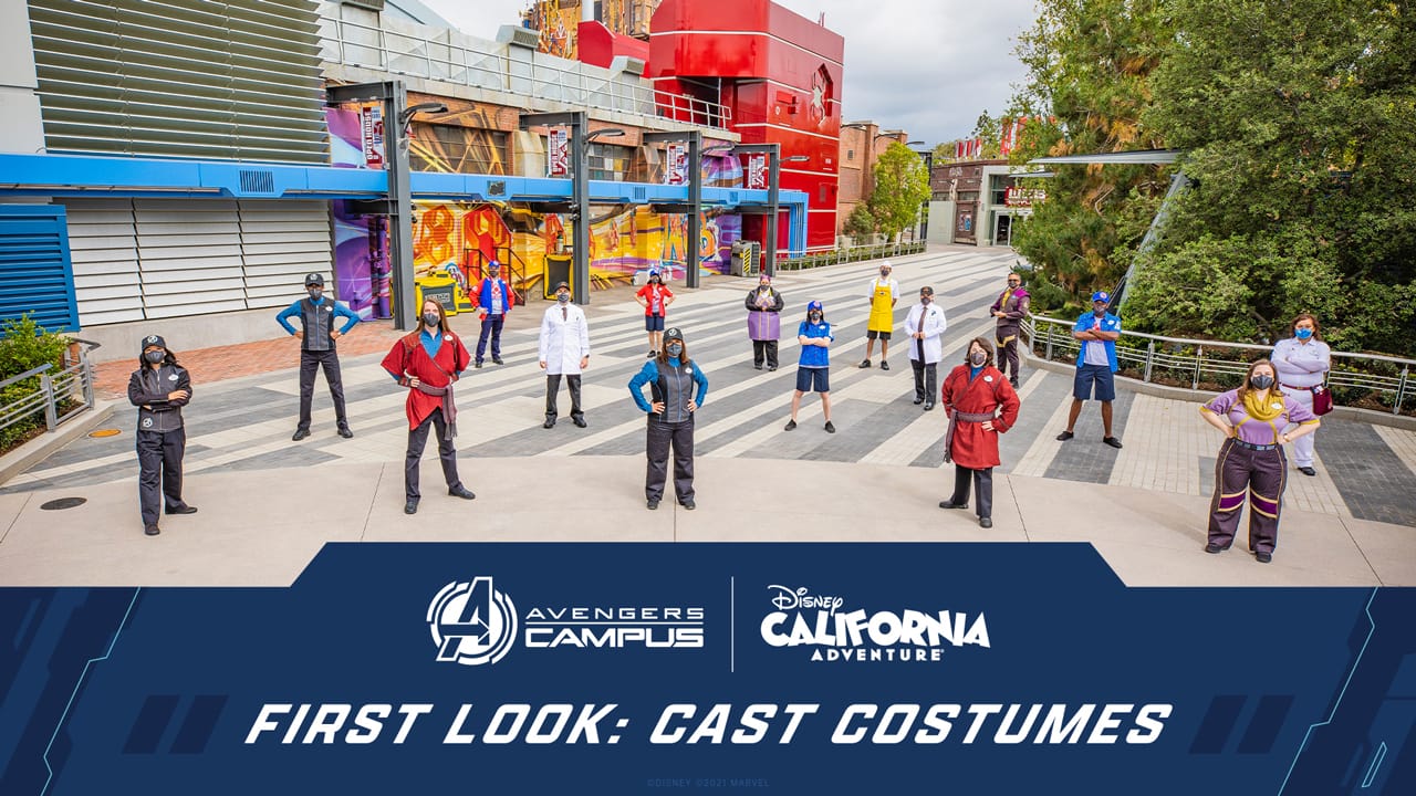 First Look: Avengers Campus Cast Members Assemble in New Cast Costumes