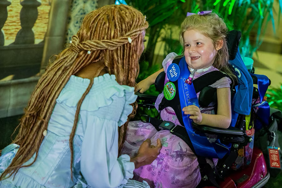 Disney Hosts World Princess Week Party for Wish Families Across America