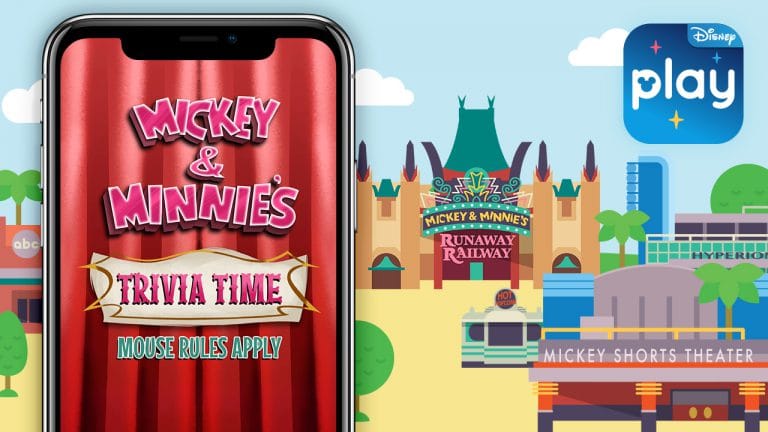Mickey & Minnie’s Trivia Time – Mouse Rules Apply! Coming Soon to the Play Disney Parks App