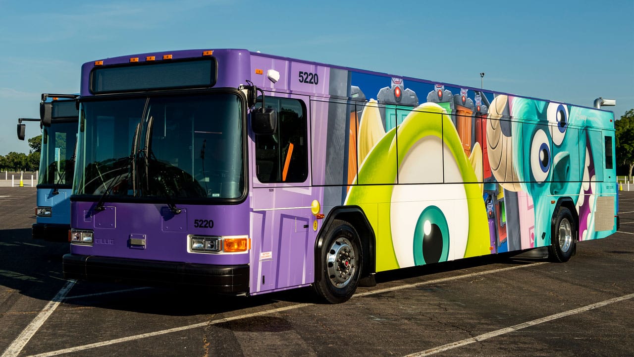 Buses Featuring “Moana," “Frozen,” and More Join Disney’s New Character Bus Fleet