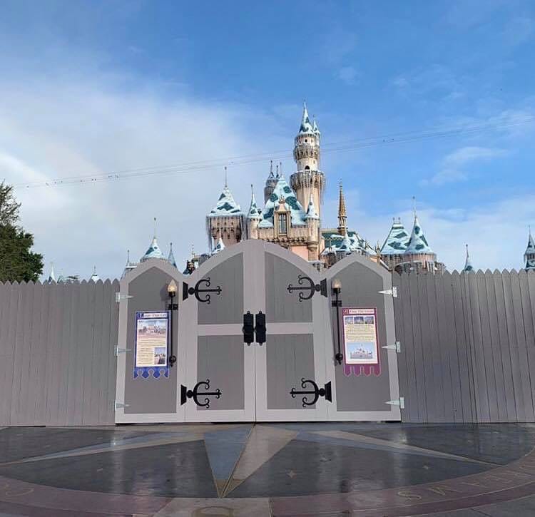 Work Begins on Disneyland's Sleeping Beauty Castle