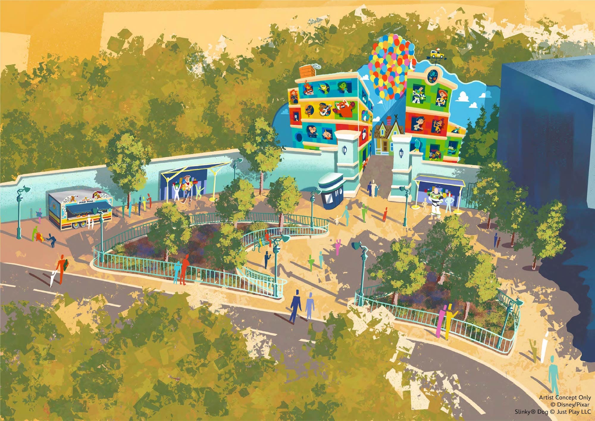 Worlds of Pixar Expansion to Replace Toontown Photo Op at Walt Disney Studios Park at Disneyland Paris