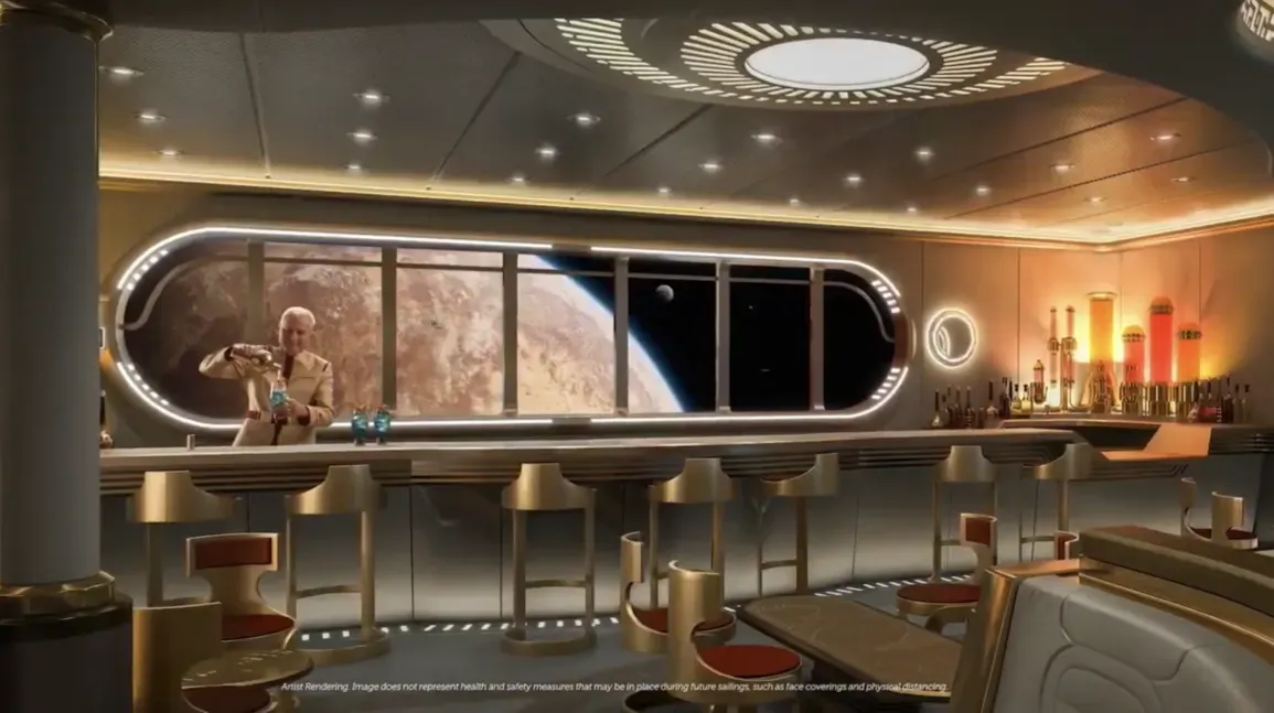 Disney Shares More Details On Star Wars: Hyperspace Lounge Aboard Its Newest Cruise Ship