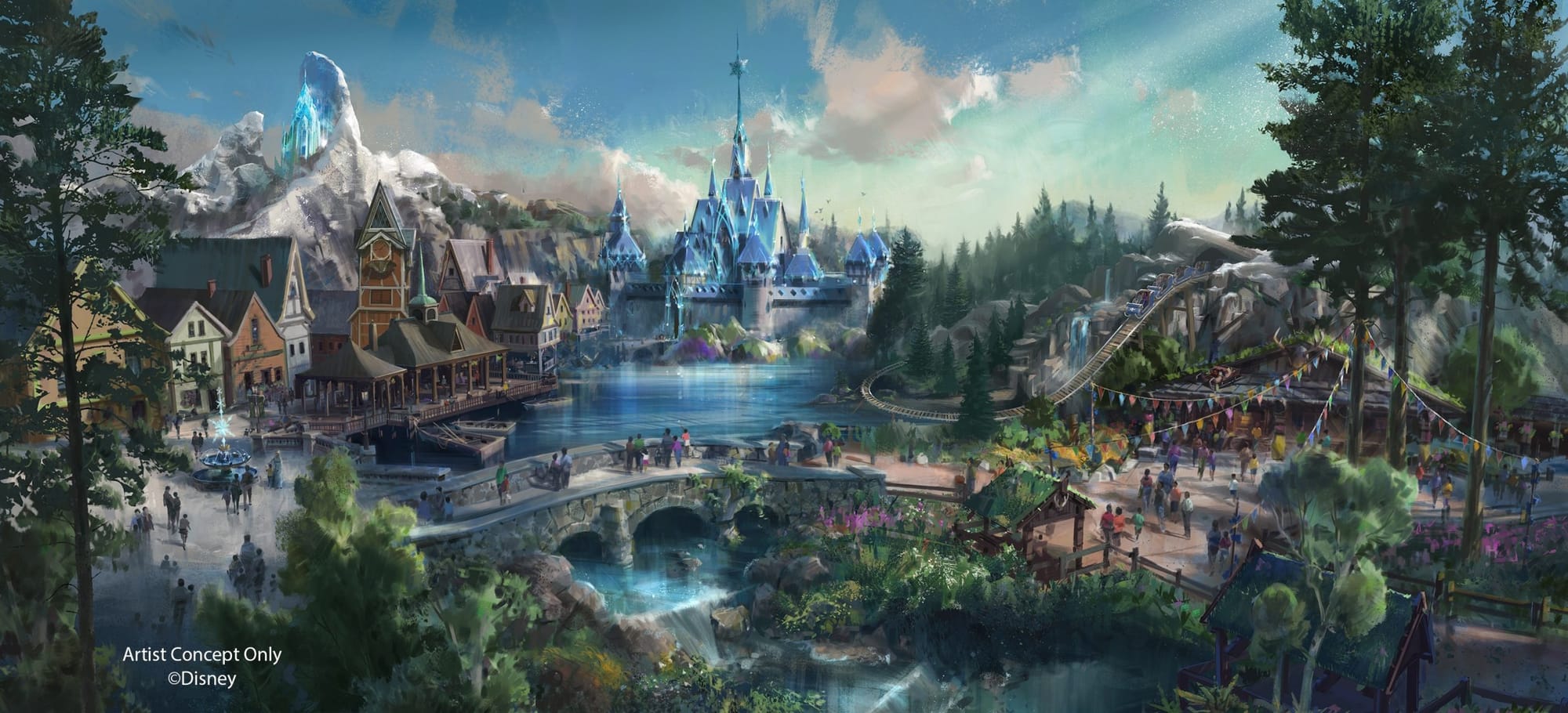 Hong Kong Disneyland Shares World of Frozen Construction Update