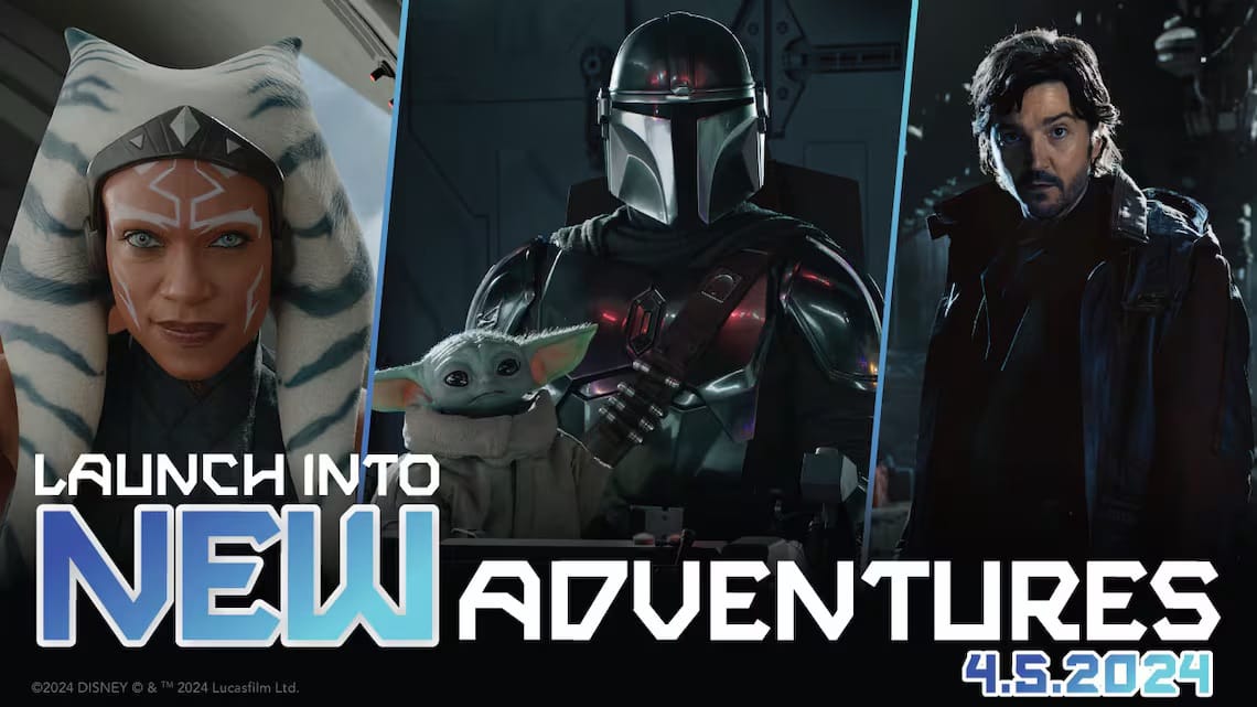 New Adventures Coming to Star Tours at Disney Parks, Featuring Ahsoka, Andor, and The Mandalorian