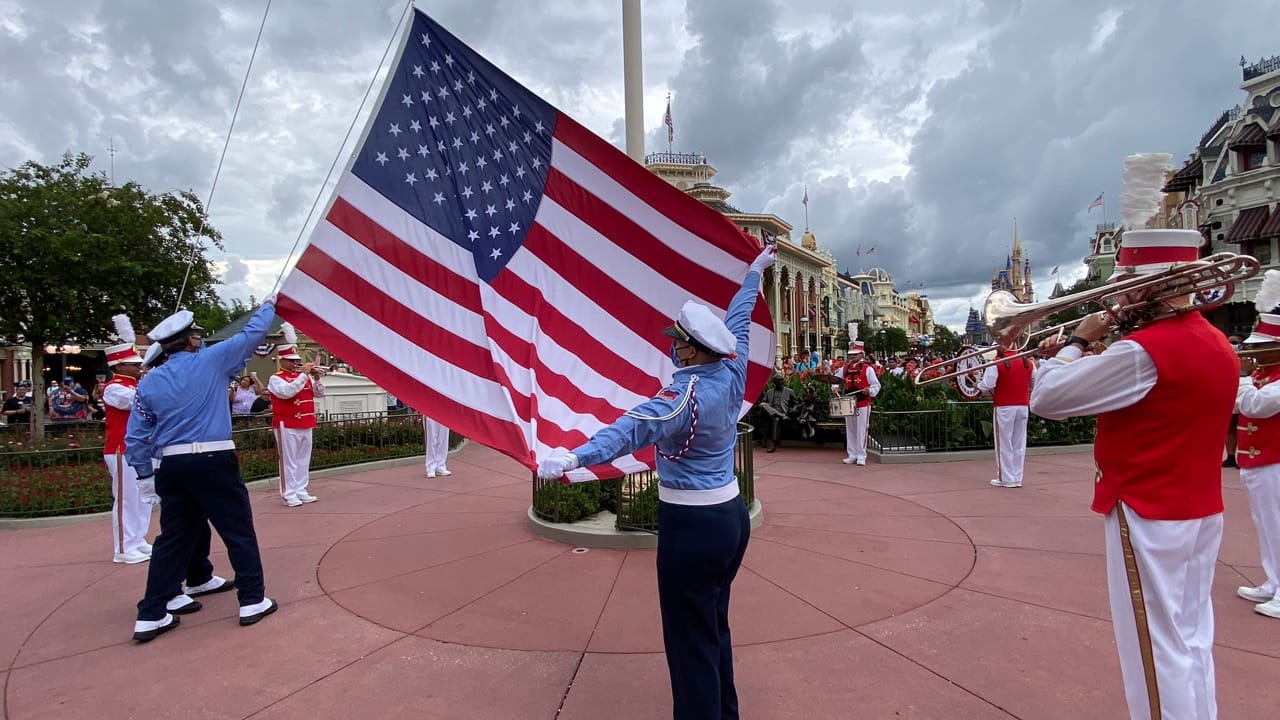 Time-Honored Flag Retreat Ceremonies return to Walt Disney World Resort and Disneyland Resort