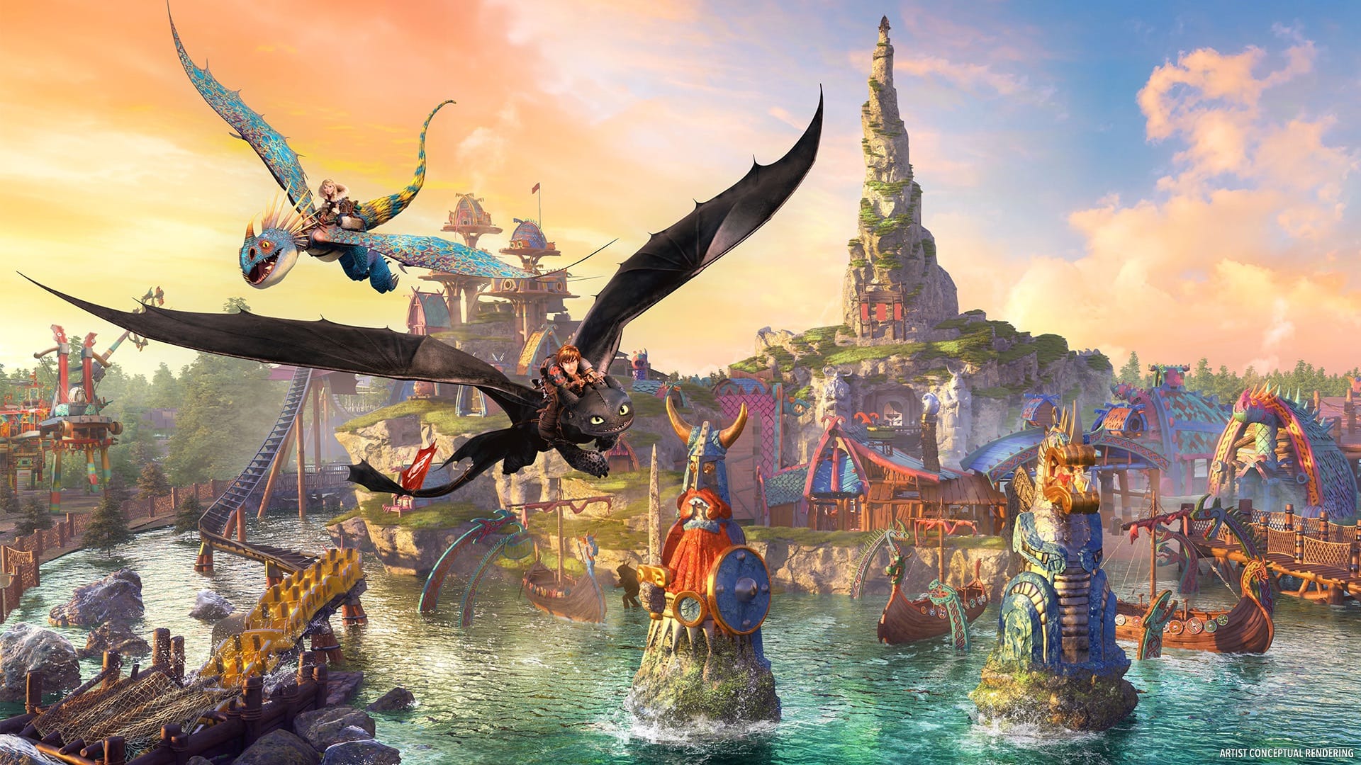 Universal Orlando Resort Reveals New Details About How to Train Your Dragon – Isle of Berk at Epic Universe