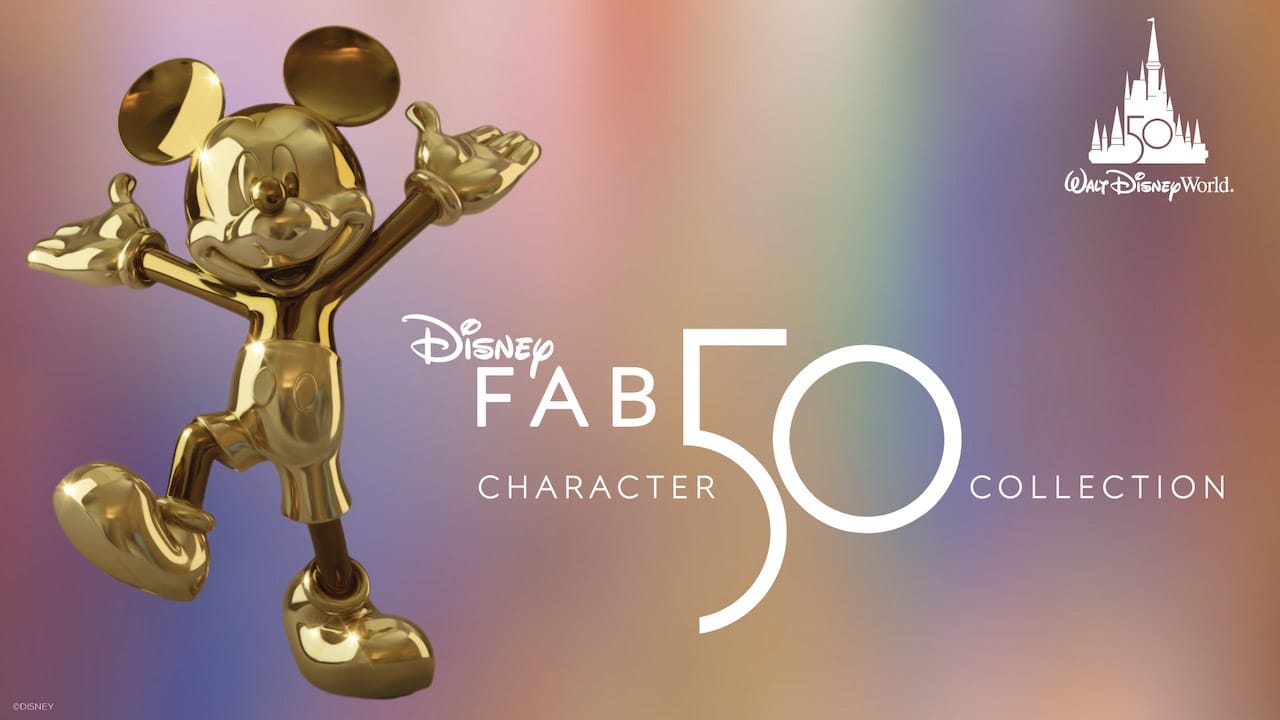 First ‘Disney Fab 50’ Sculpture Revealed for 50th Anniversary of Walt Disney World Resort, More Special Unveilings Coming