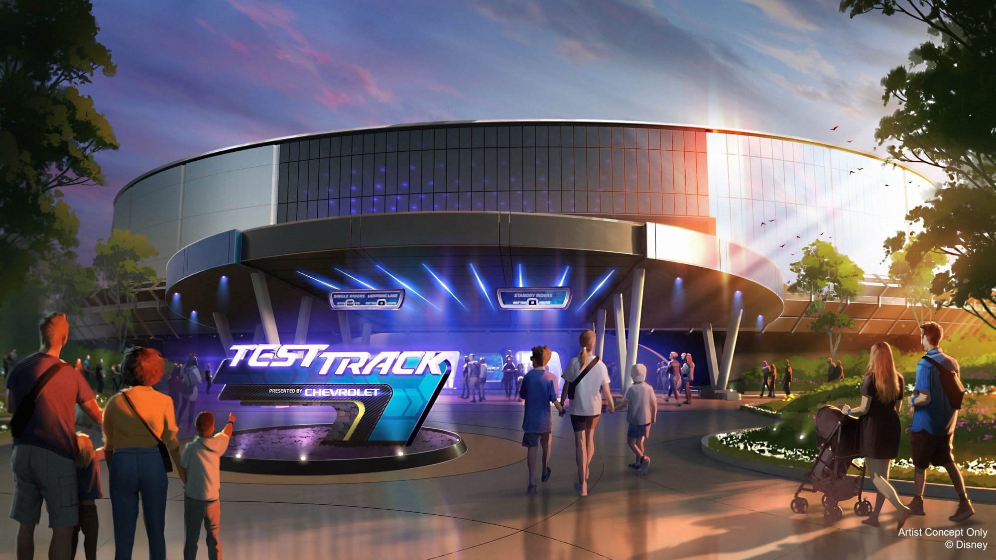 New Concept Art For Upgraded Test Track Revealed