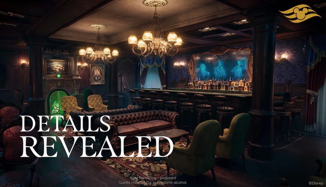 New Details Revealed about The Haunted Mansion Parlor Coming to the Disney Treasure