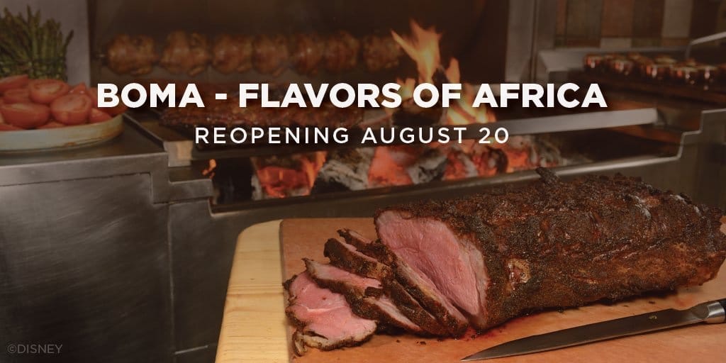 UPDATED: Boma - Flavors of Africa to Reopen Friday as Buffet