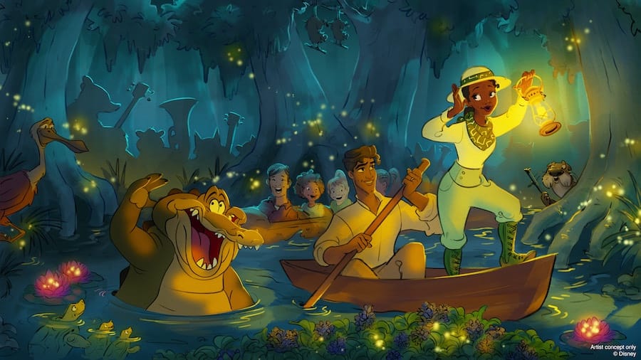 Disney Shares Sneak Peek of “The Princess and the Frog” Refurbishment of Splash Mountain