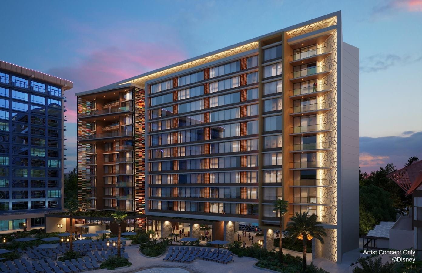Details and Concept Art Released for Upcoming Disneyland Hotel DVC Tower