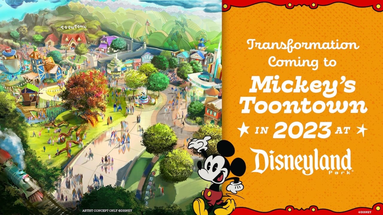 Mickey’s Toontown at Disneyland Park to Close in 2022 for Reimagining; Will Reopen With Runaway Railway in 2023