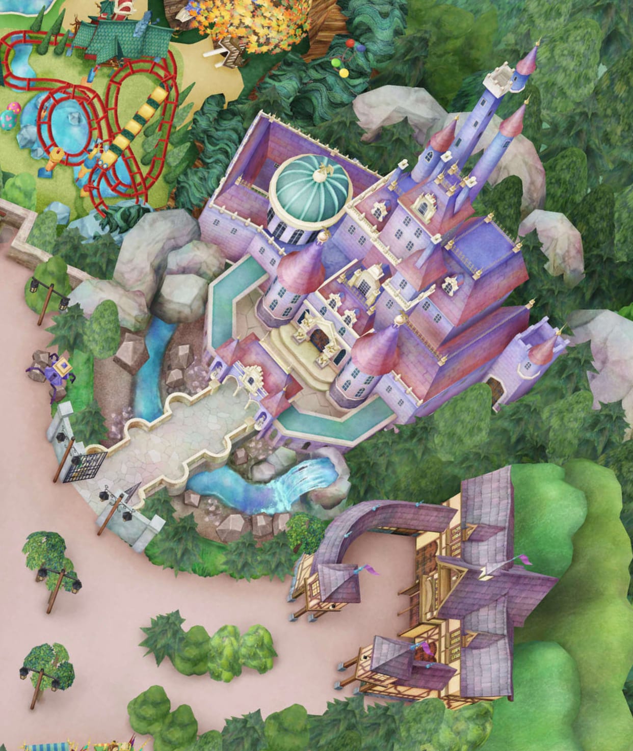 Tokyo Disneyland's Expansion Areas, Including The Enchanted Tale of Beauty and the Beast, Soft Open and Have Been Added to the Park Map