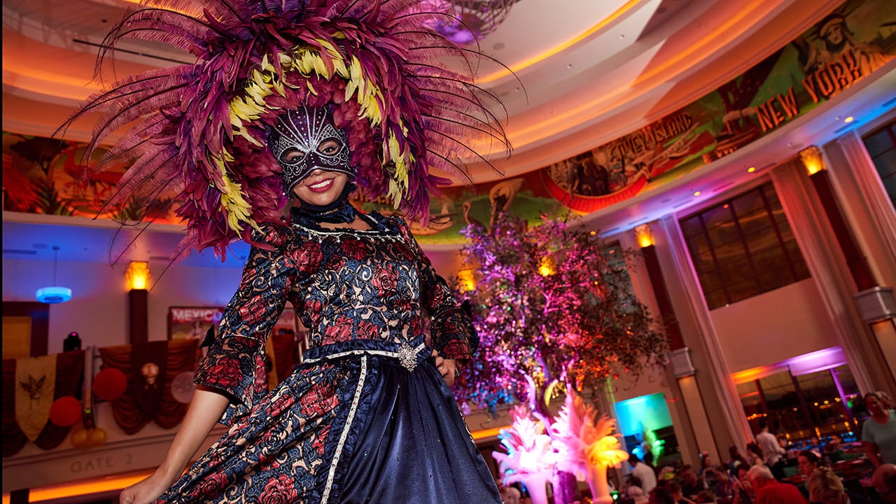 Celebrate Madi Gras and Carnevale at Disney Springs with Jazzy New Mouse Ears and Festive Food