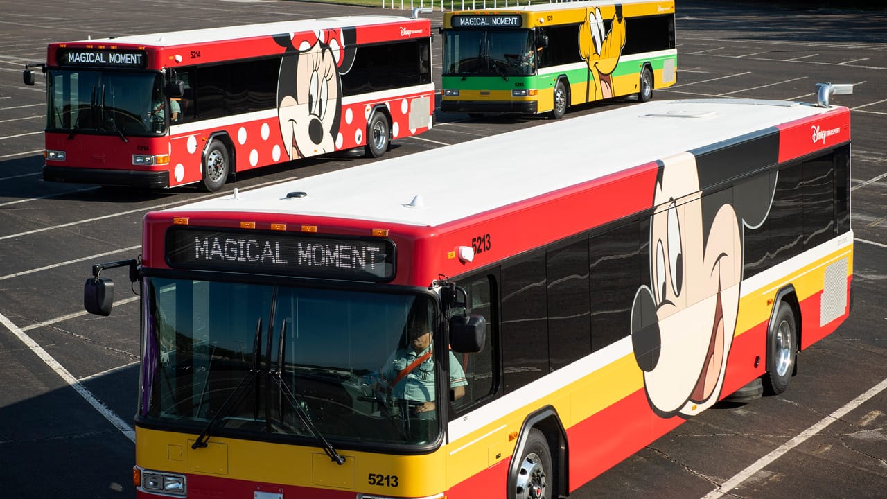 Disney Adding New Character Busses Featuring USB Charging Ports to Walt Disney World's Transportation Lineup