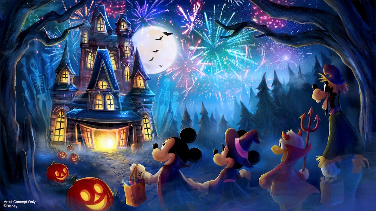 New Fireworks Show Announced for Mickey’s Not-So-Scary Halloween Party