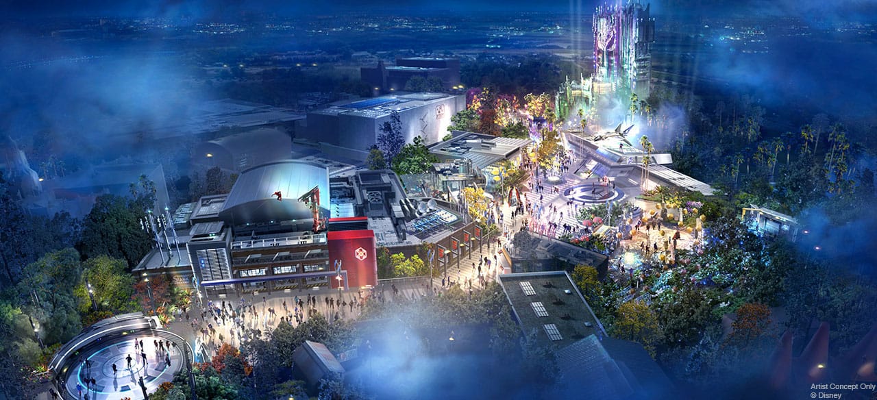 Disney Unveils Concept Art and Name of Upcoming Marvel Themed Lands
