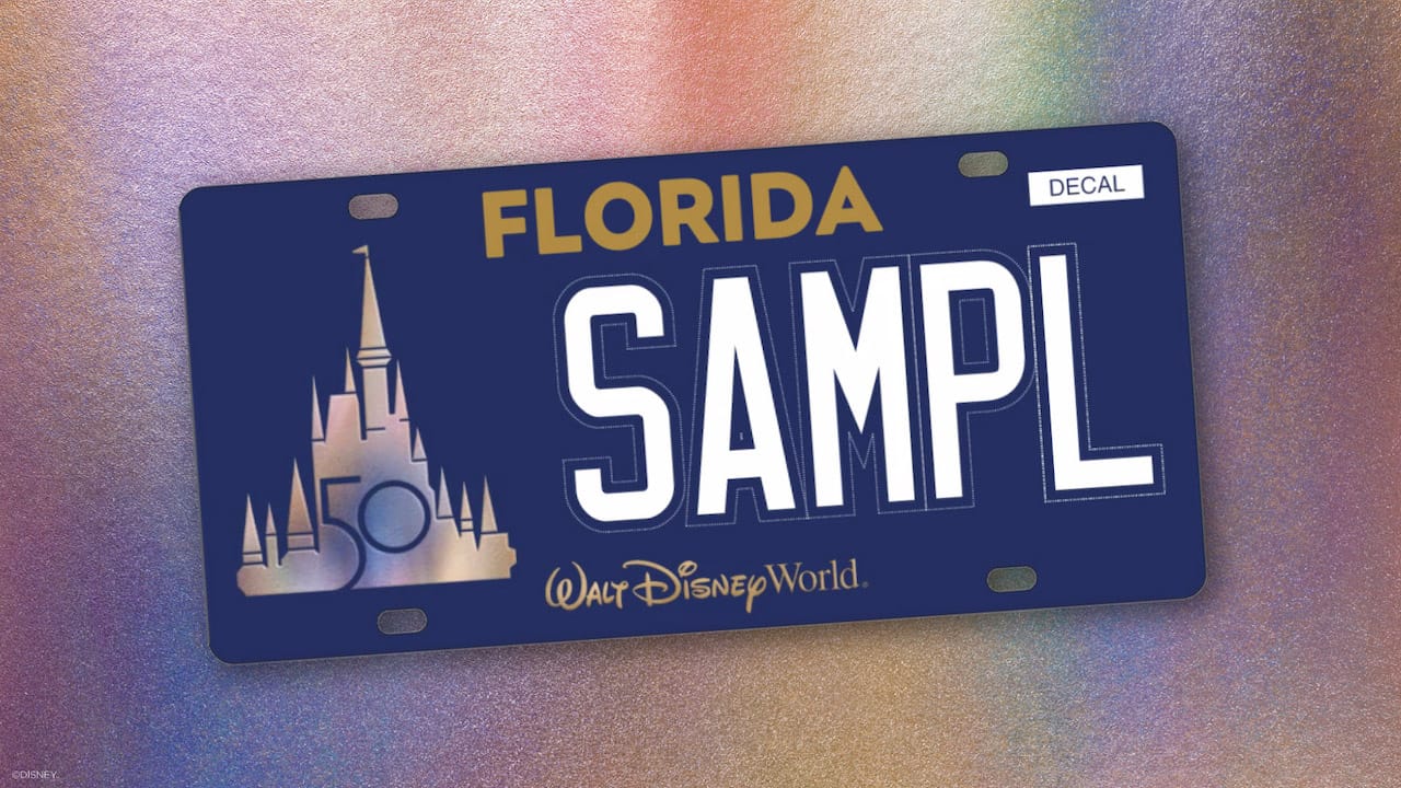 Design Revealed for First-Ever Walt Disney World Resort License Plate with 100 Percent of Proceeds benefiting Make-A-Wish