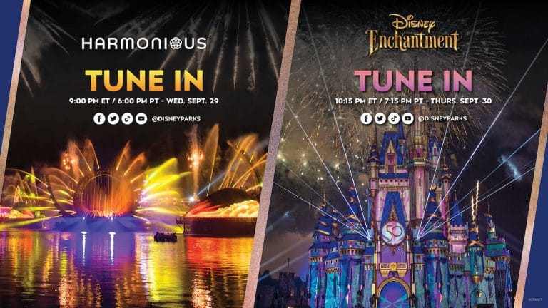 'Harmonious' and 'Disney Enchantment' To Be LIVE Streamed Next Week to Kick Off Walt Disney World's 50th Anniversary Celebration