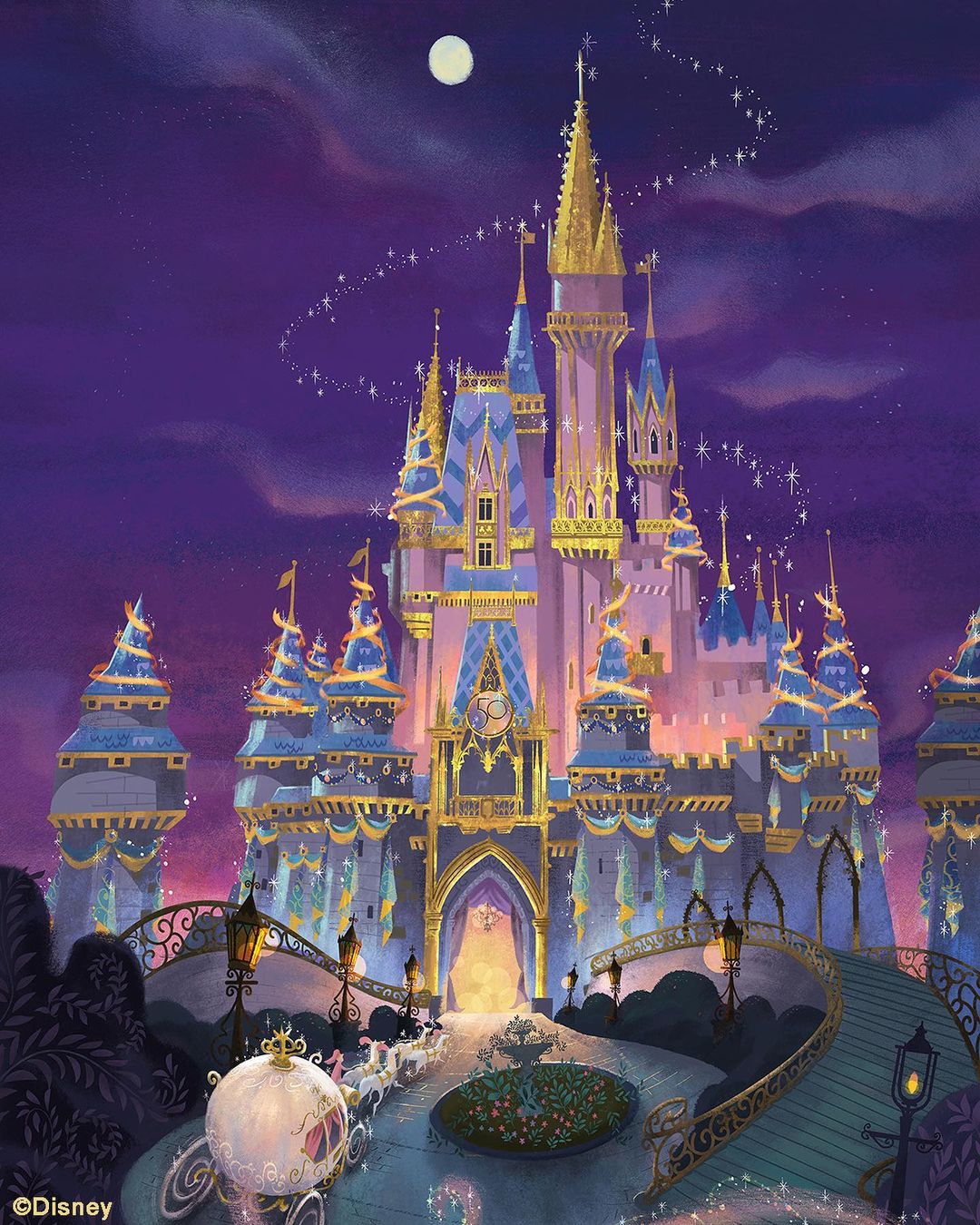 Walt Disney Castle Cartoon